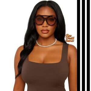 Eyebeam • Vintage Oversized Aviator Sunglasses • Festival & Beach Ready